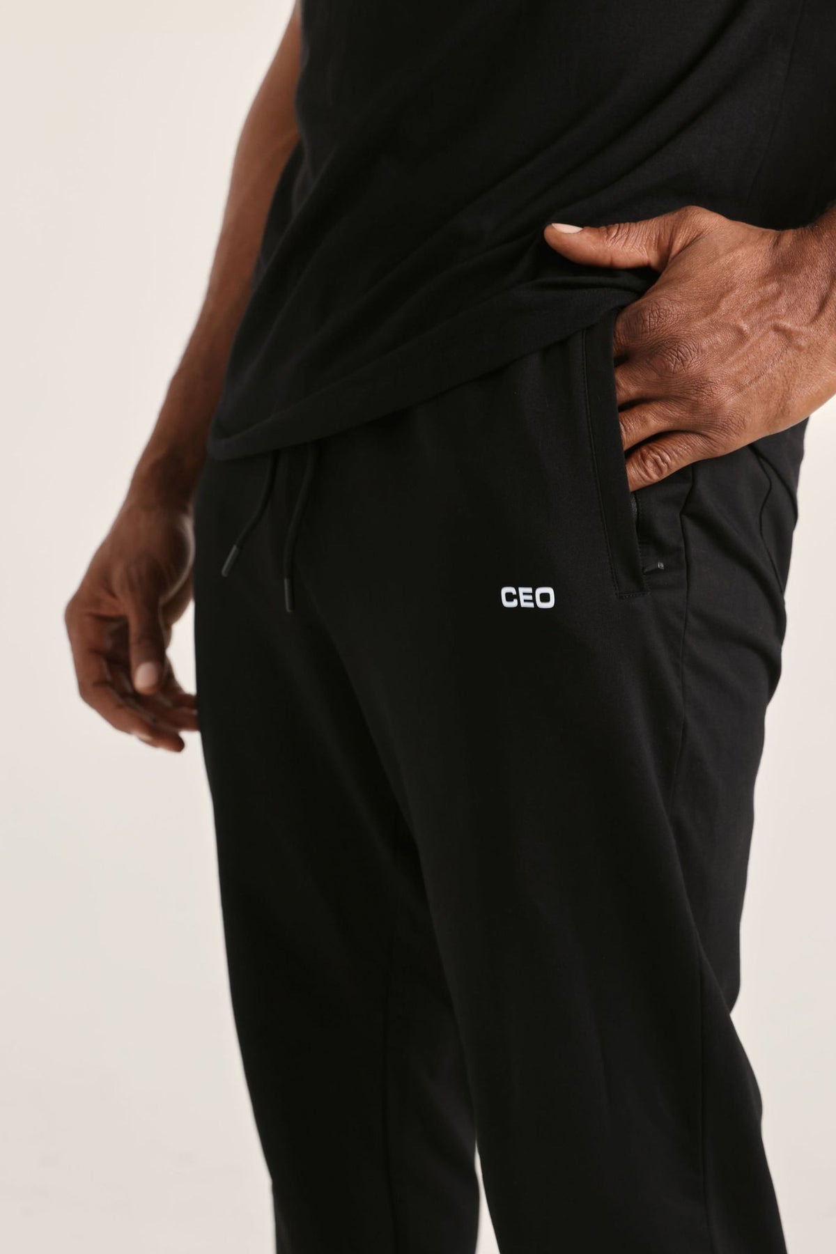 Black Essentials Active Joggers