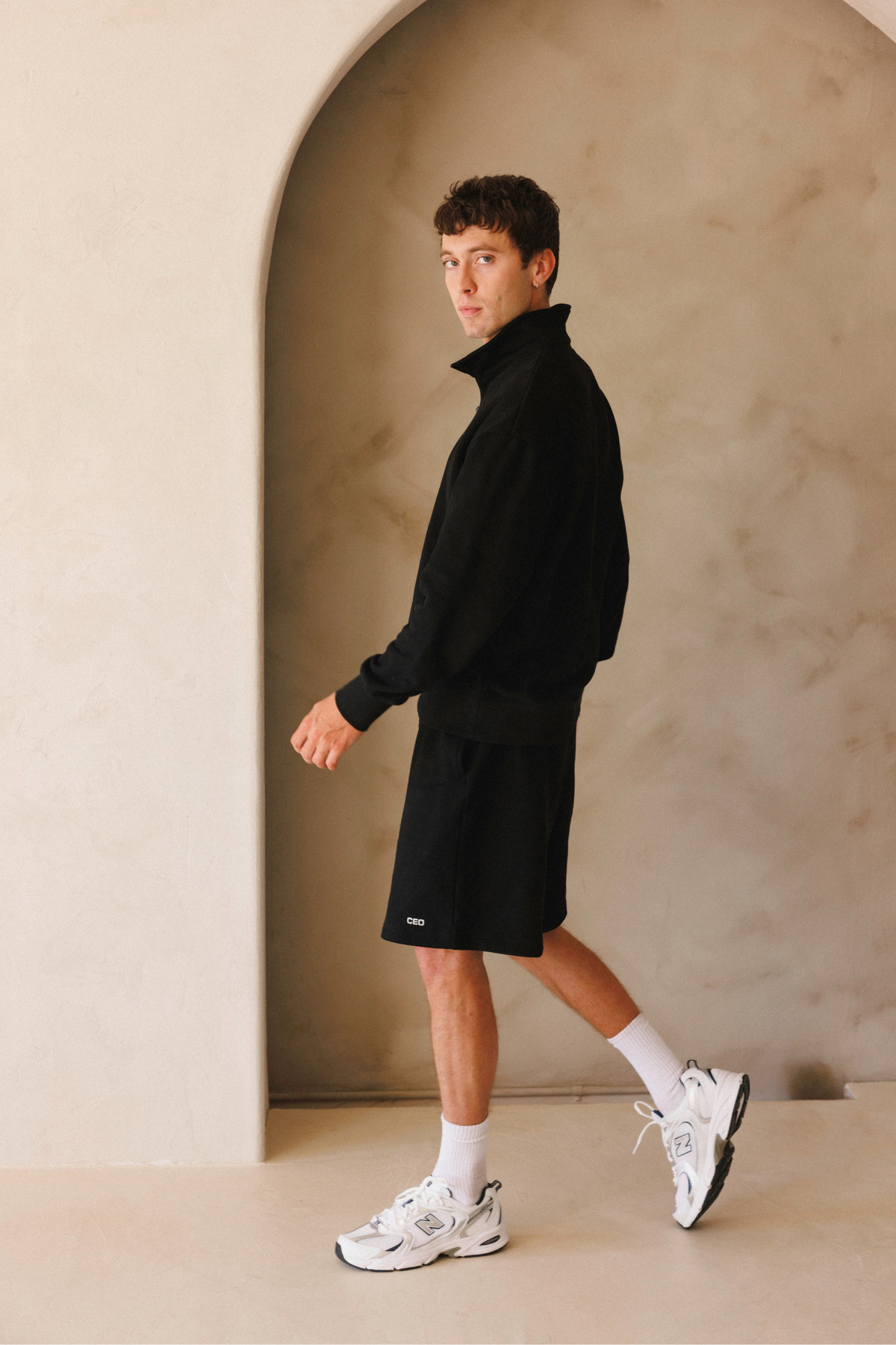 Black Fleece Shorts