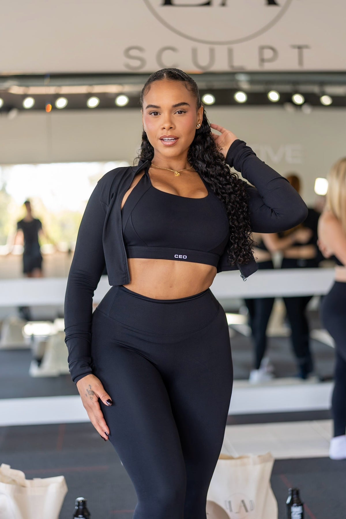 Black Sculpt Support Bra