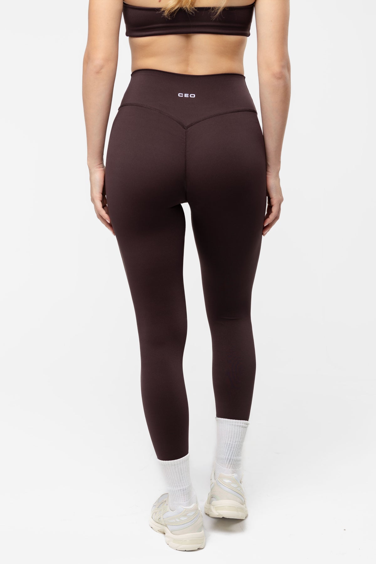 Brown Sculpt High Rise Leggings