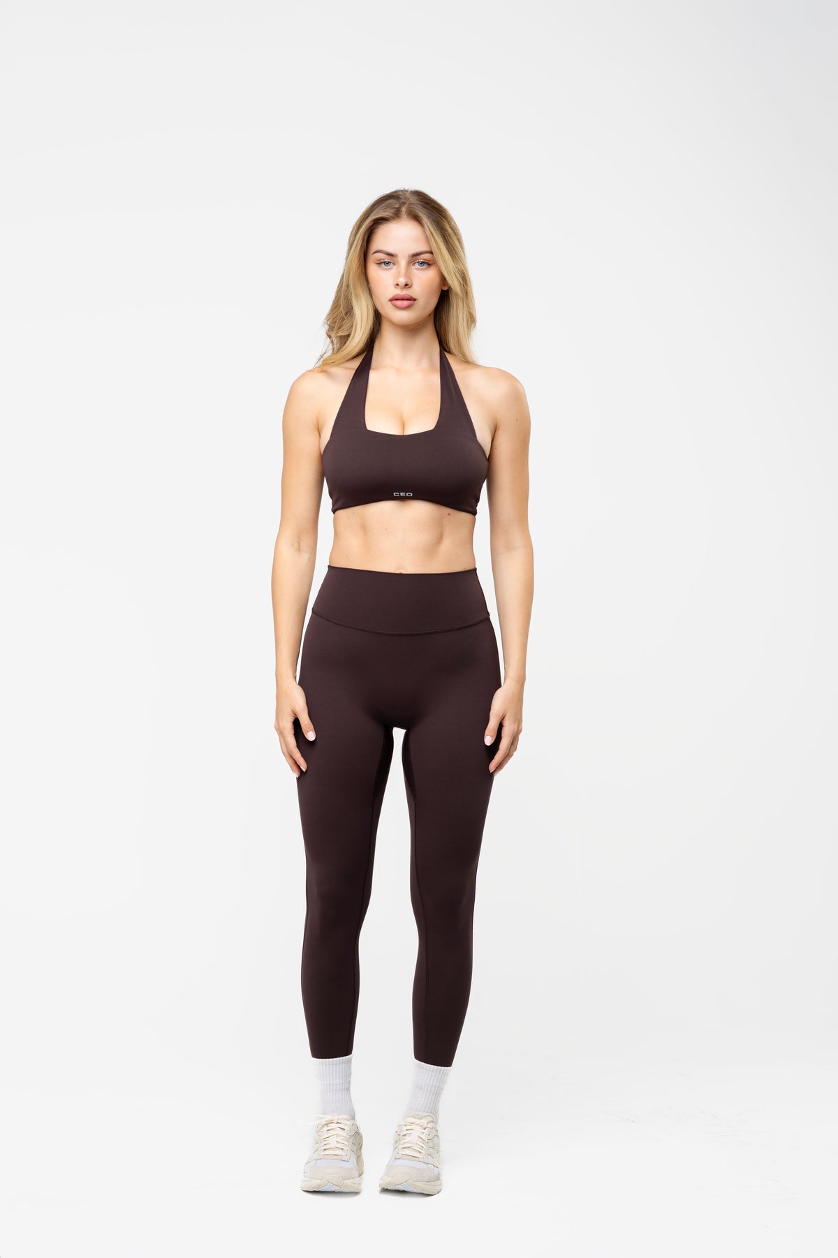 Brown Sculpt High Rise Leggings