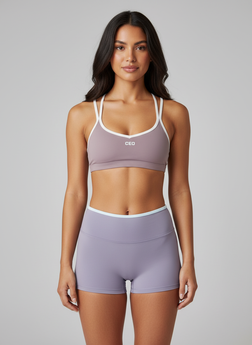 Lavender Sculpt Sports Bra