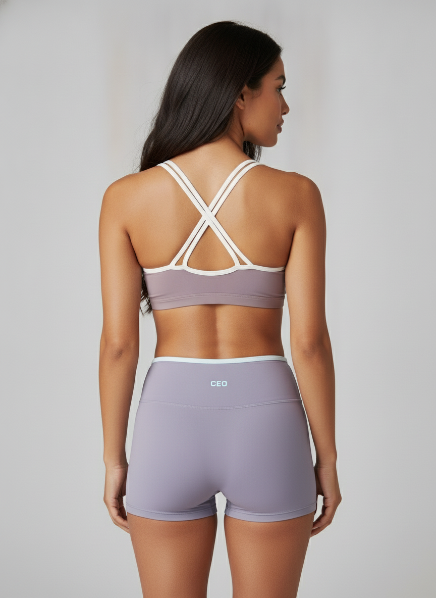 Lavender Sculpt Sports Bra