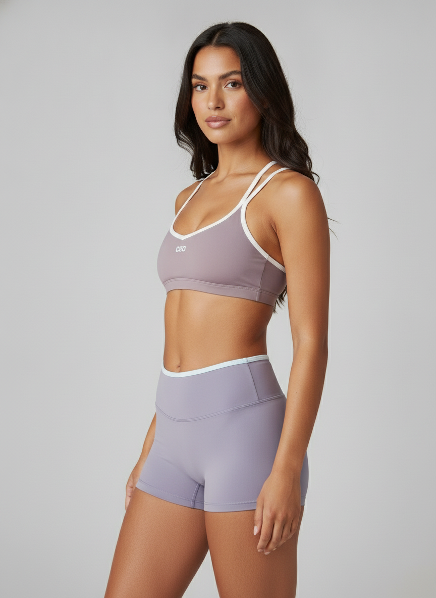 Lavender Sculpt Sports Bra